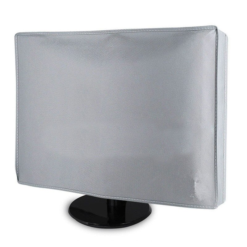 Cubierta antipolvo para Monitor de ordenador de escritorio, Protector de pantalla LCD artesanal de tela no tejida, 21, 24, 28 y 34 pulgadas, color gris, GL001