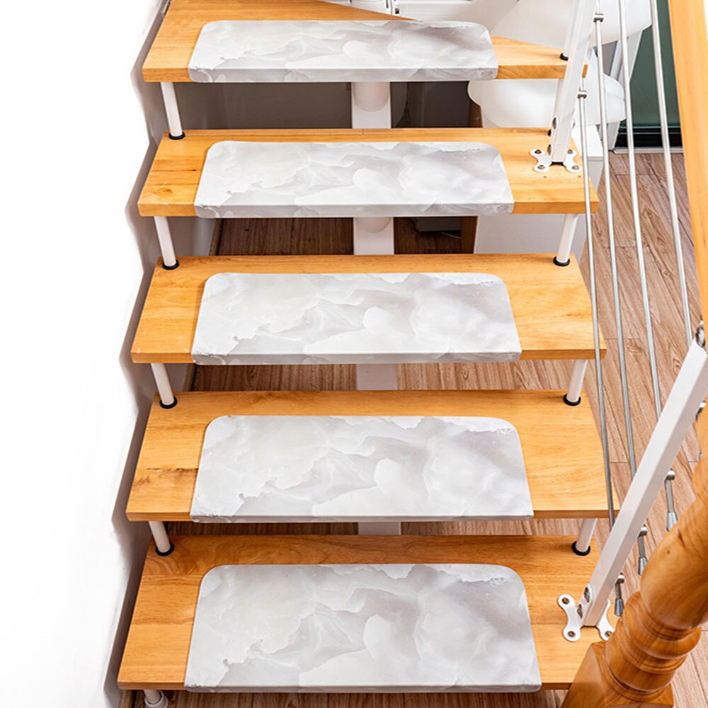 55*22*4cm selvklæbende pvc trappetrin trappe skridsikker tæppe dæksel padden indendørs trappe tæppe til boligindretning: A3