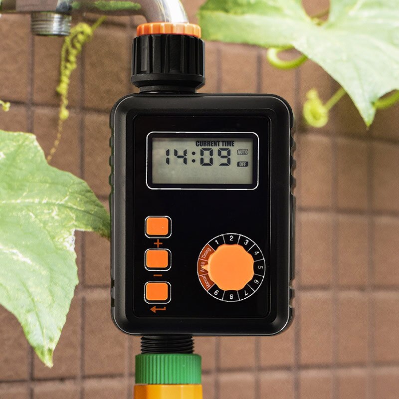 Garden Water Controller With Rain Sensor, Irrigation Water Timer, Automatic Watering System Irrigation Controller Watering Timer