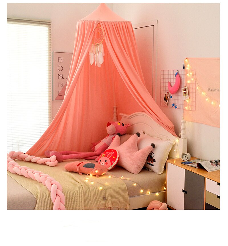 Baby Canopy Klamboe Kinderen Kamer Decoratie Crib Verrekening Baby Tent Viscose Baby Klamboe Fotografie Props