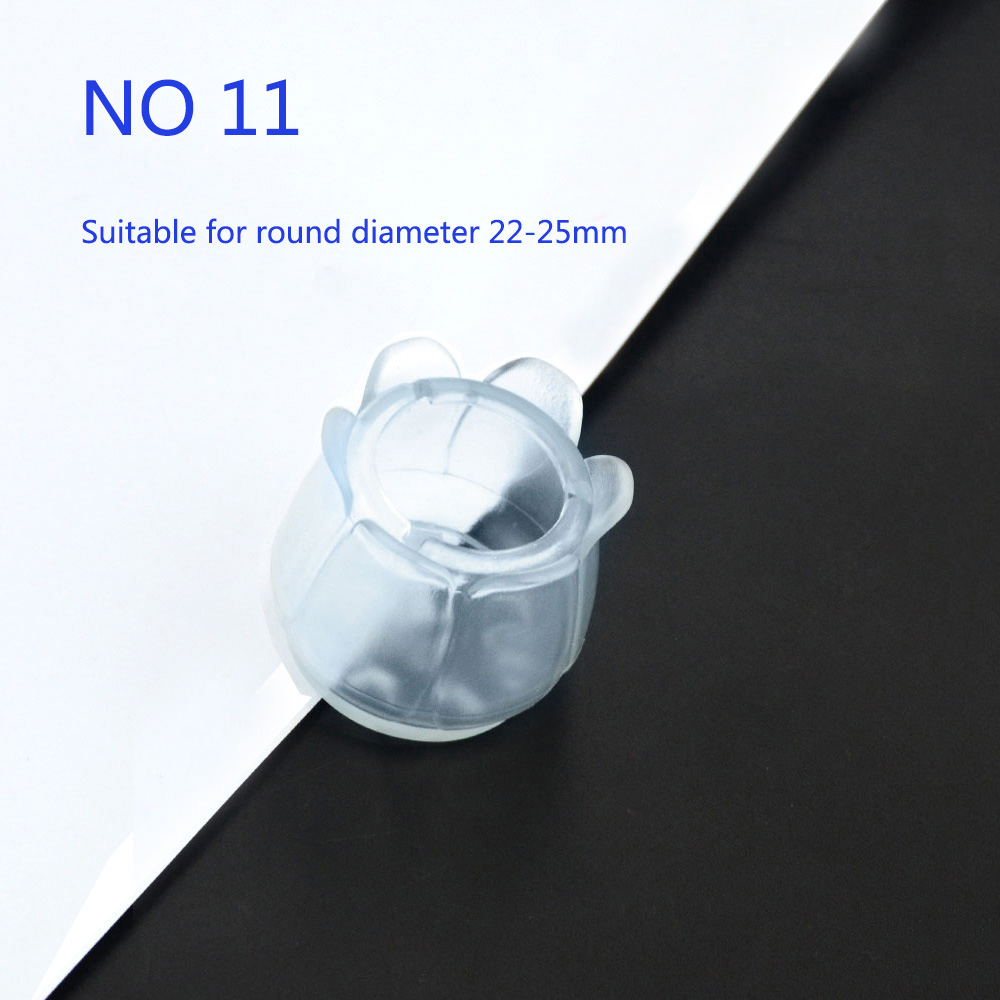 4 Stks/partijen Tafel Stoel Been Mat Siliconen Antislip Stoel Been Caps Voet Bescherming Cover Pads Houten Vloer Protectors 12/24 / 32Pcs: NO.11