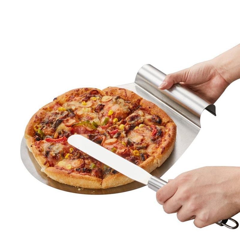 Pizza Schil Schop Met Houten Handvat Taart Schop Kaas Cutter Peels Lifter Tool Pizza Schop Bakken Gebak Gereedschap