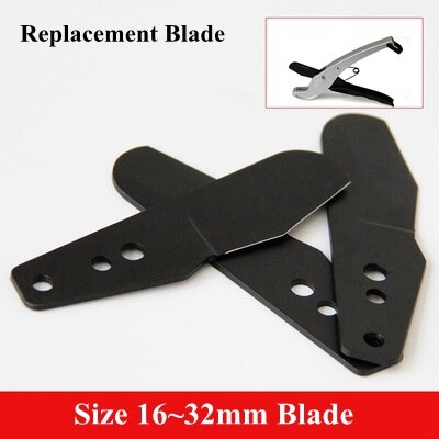 PVC Pipe Cutter 16~40mm Aluminum Alloy Body Ratchet Scissors Steel Blade Up for Cutting Tube PVC/PPR Hose Cutting Hand Tools: 16-32mm blade