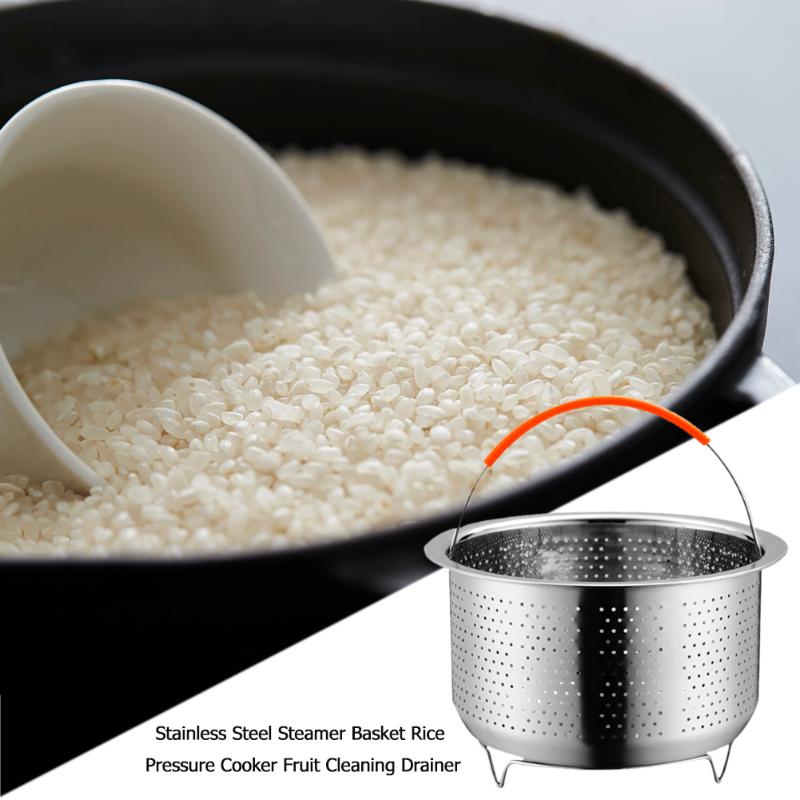 Kosz parowy robić gotowania ryżu ze stali nierdzewnej szybkowar parowy robić gotowania na parze wielofunkcyjny kosz robić czyszczenia owoców