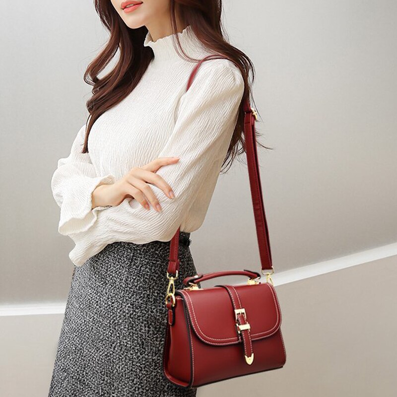 Dames crossbodytassen, schoudertassen, handtassen, damestassen van pu-leer, messenger bags.