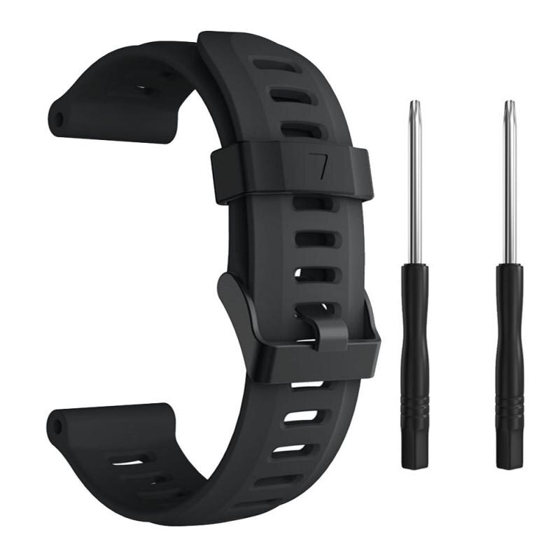 Voor Garmin Fenix 3 5X 5 Plus 3HR Vervanging Sport Siliconen Polsband Horlogeband Smart Accessoires Band In Voorraad: black