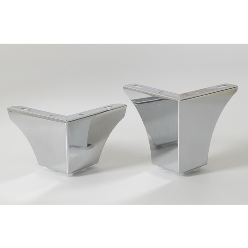 4 Stks/partij Chrome Europese Beknopte Meubels Bad Koffie Kruk Bar Sofa Stoel Been Benen Voeten