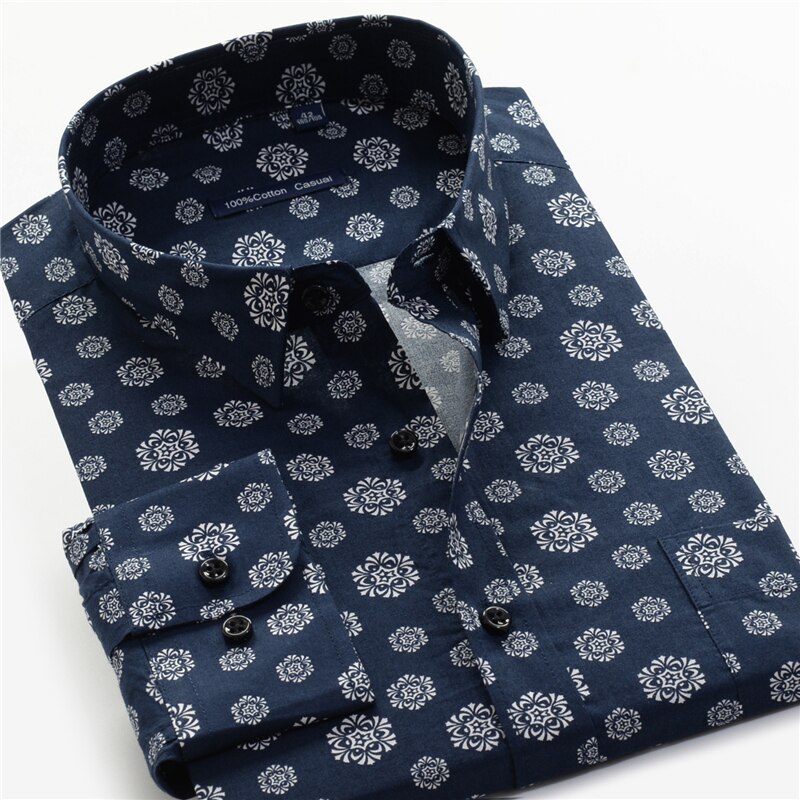 Plus Größe 5XL 6XL 7XL 8XL 9XL 10XL herren Geschäft lässig Druck Hemd Neue 100% Baumwolle verlieren Lange hülse Hemd Männlich