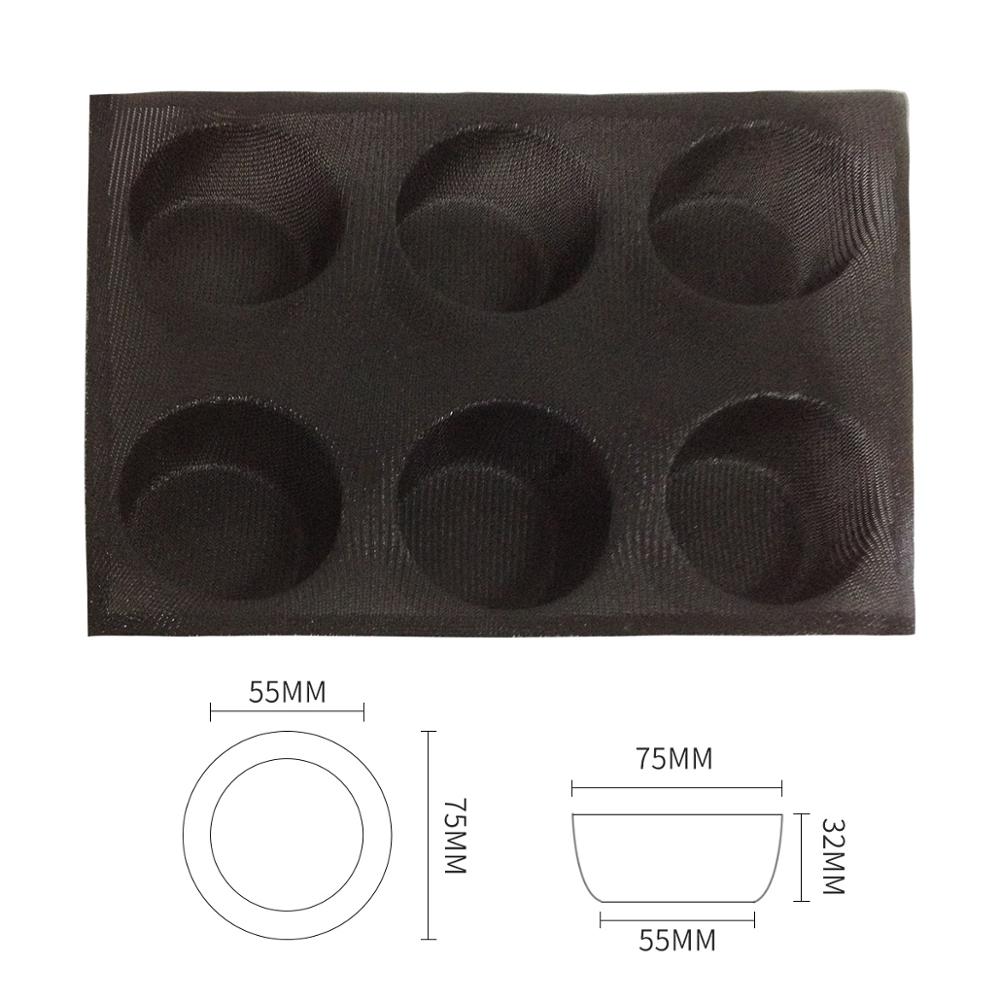 Bluedrop silicone bread forms muffin shape bun bre... – Vicedeal