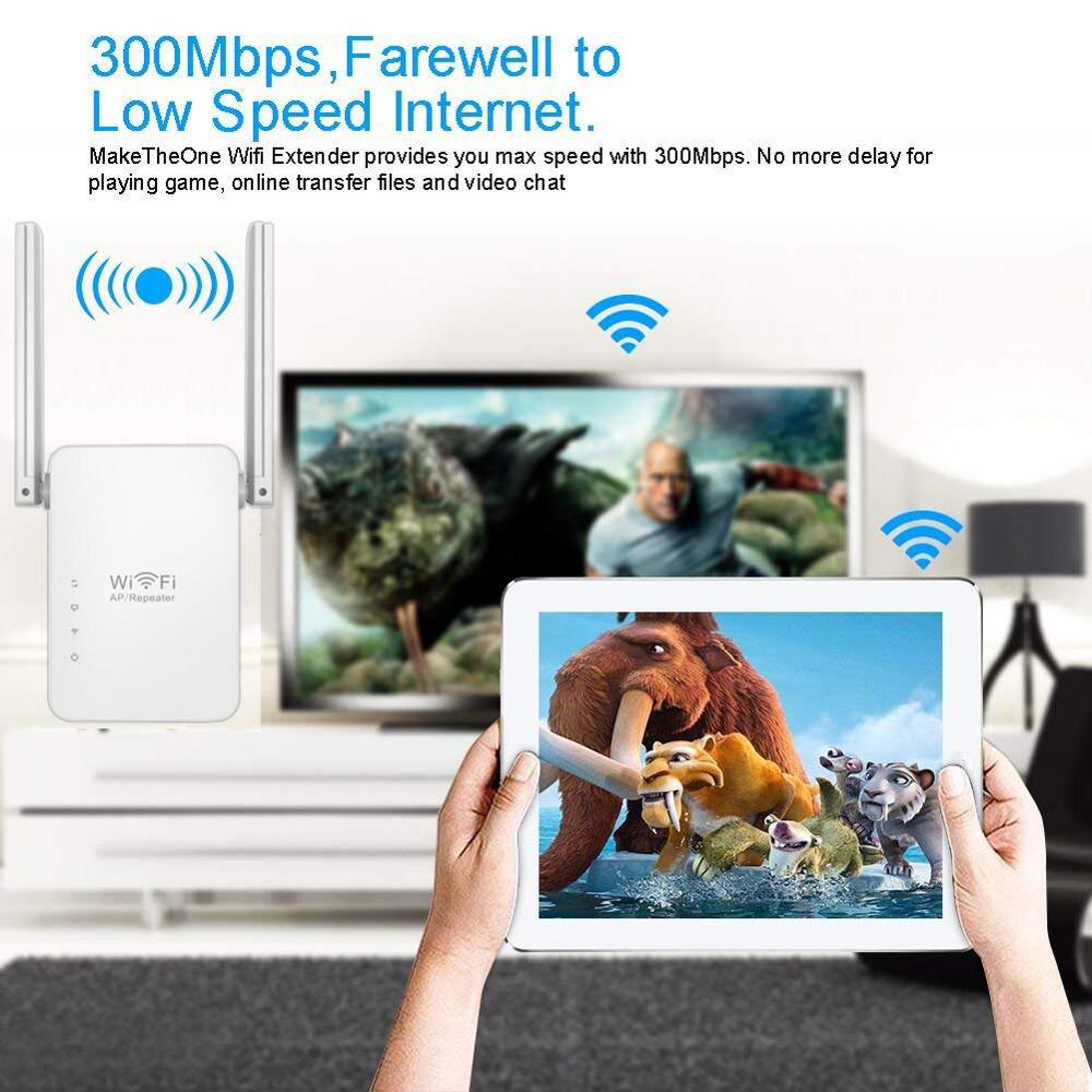 300Mbps Wireless-N WiFi Router Repeater Range Extender Bridge Access Point wi fi Range Roteador Extender 2 Antennas WR13