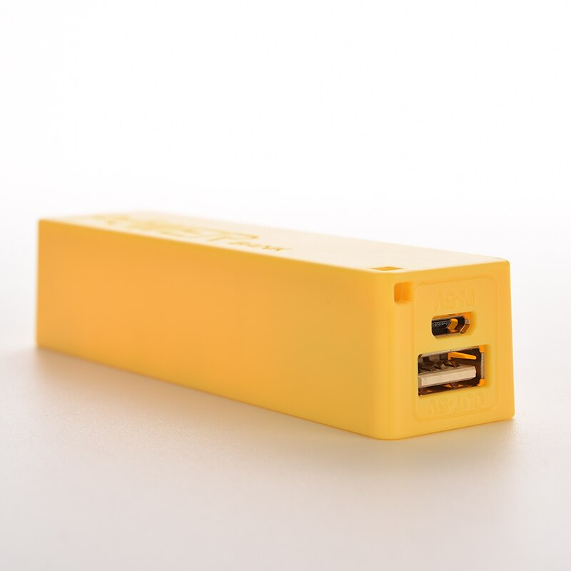 1PC Plastic Power Bank Box 18650 5V 1A External Battery Pack Charger Case for Mobile Phone Tablets Backup Power 6 Colors