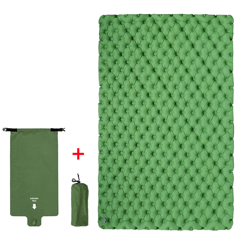 Rooxin Ultralight Camping Mat Inflatable Mattress 2 People Sleeping Pad Waterproof Pad Thickened Camping Mat Air Inflatable bag