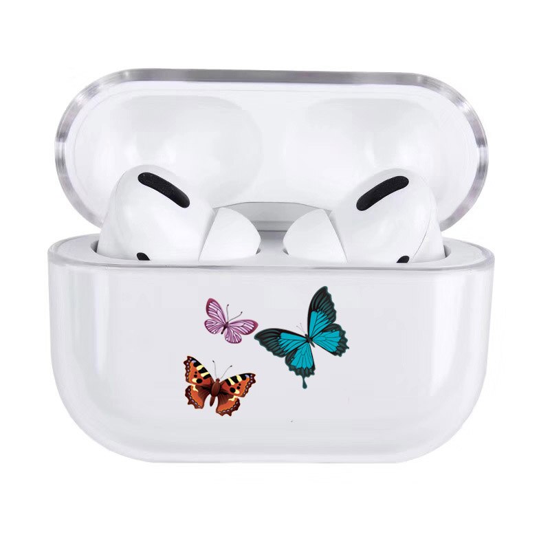 Funda de mariposa para Airpods Pro 2, funda bonita a la con dibujos, funda rígida para Airpods 2 Pro y cargador: WS162-7ForPro