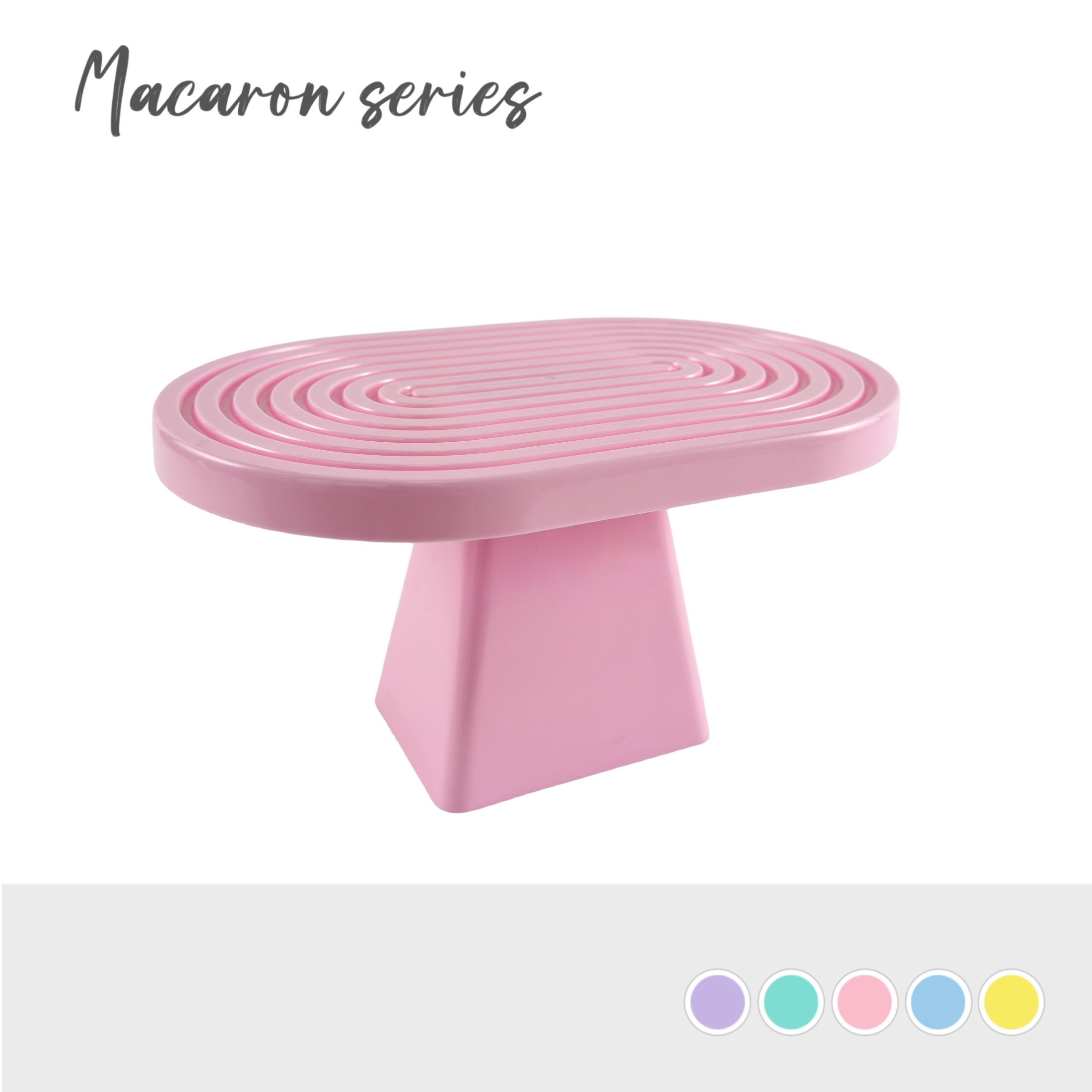 Support sur pied à gâteau monobloc et supports à cupcakes, assiette d'exposition de fruits et desserts pour réception pour bébé, mariage, fête d'anniversaire, Cele