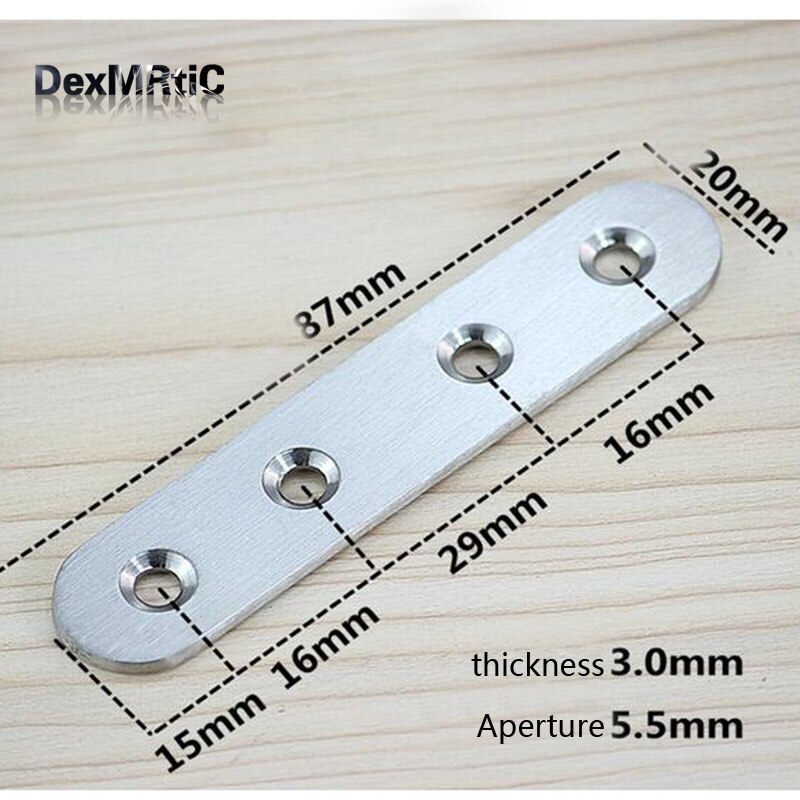 Raccords fixes support d&#39;angle en acier inoxydable | 10 pièces, raccords pour Tables et chaises, quincaillerie de meuble