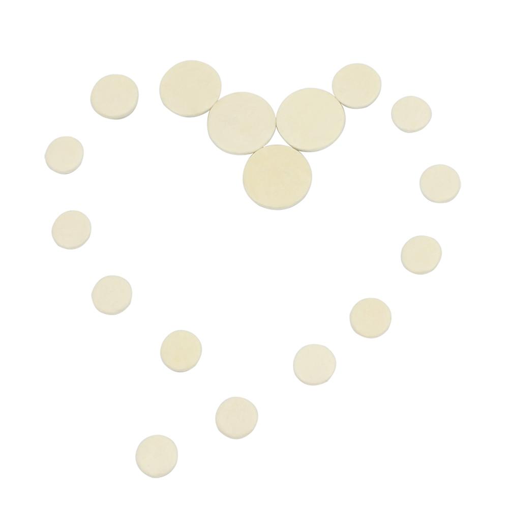 17Pcs Clarinet Pads Musical Instrument Clarinet Cushion Woodwind Instruments Part And Accessories Clarinet Pads Replacement