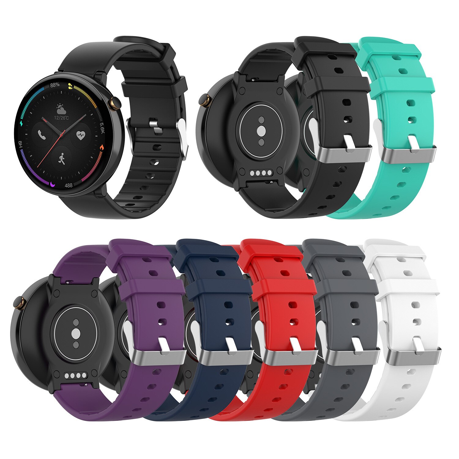 Correa de reloj de para Amazfit Nexo, correa de repuesto duradera de liberación rápida