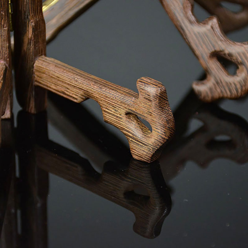 2 sztuk/partia wysokiej jakości DIY stojak na herbatę, dla 200g herbata pu-erh ciasto, skrzydła drewna herbaty StandChinese tradycyjna kolekcja uchwyt na herbatę