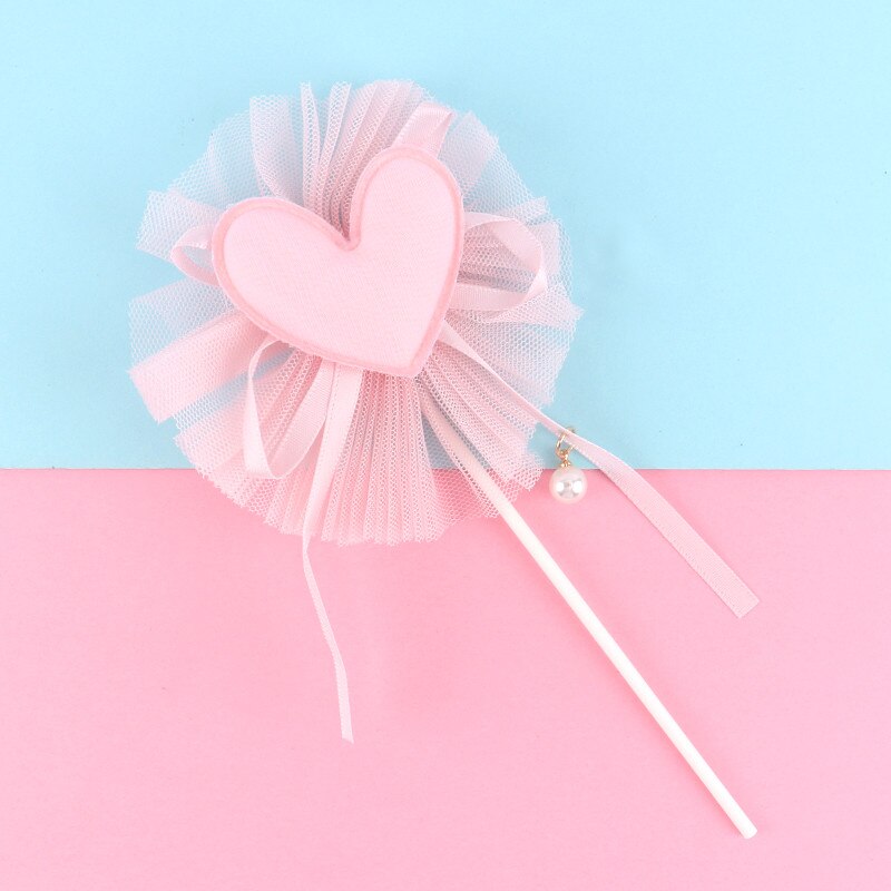 Cakelove 1 pcs crown star heart cake topper birthday cake decoration baby shower kids birthday party wedding favor supplies: 04 heart