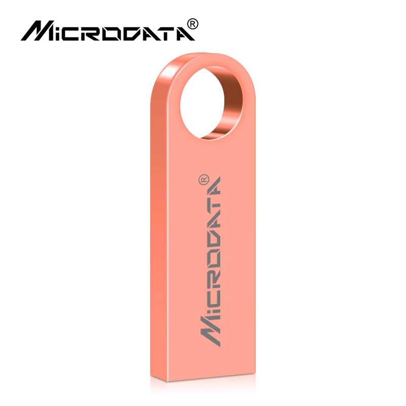 De superior unidad flash usb pen drive 1 GB 2GB 4GB 8GB 16GB 32GB 64GB impermeable llave de Metal TARJETA DE pendrive unidades de memoria extraíble u disco: 16 GB / Rosa