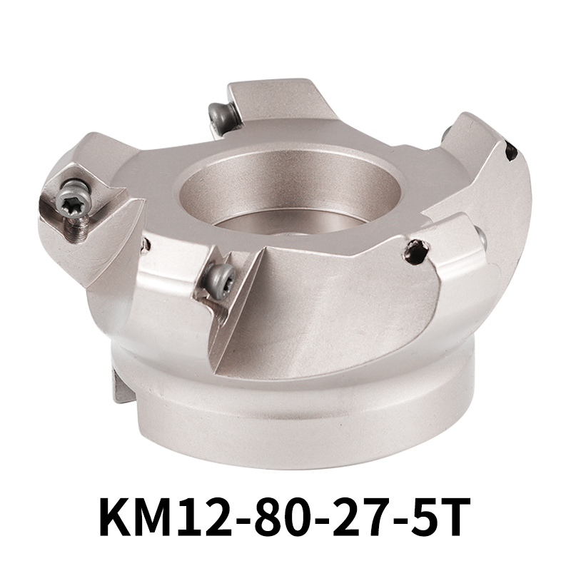 KM12 45 Degree Cutting Adapter 50/63/80/100mm Indexable Solid Carbide Insert SEKT1204 CNC Lathe Machine Face Milling Cutter Head: 34mm