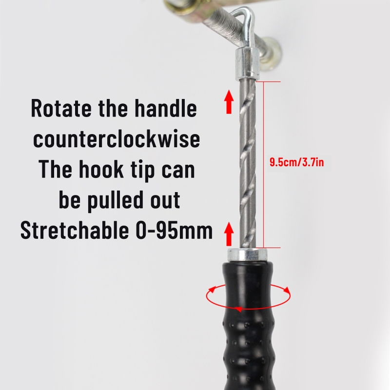 2 PCS Semi-Automatic Rebar Tie Tool Hand Pulling Rebar Wire Tying Tool Easily Save Time and Effort for steel Lashing