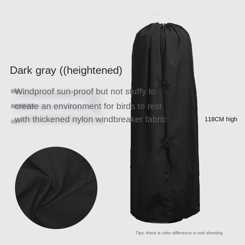 Nylon Winddicht Stofdicht Vogelkooi Cover Solid Ronde Myna Vogelkooi Cover Blackout Zonnebrandcrème Regendicht Doek Shading Cover ZA286: color5