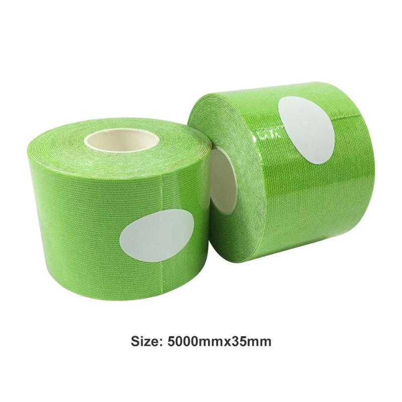 Sport selvklæbende tape klassisk delikat 1 rulle elastisk bomuld selvklæbende wrap tape sport gym fitness bandage pads