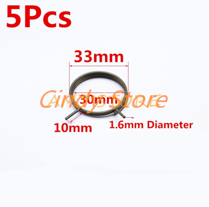 5Pcs Door Handle Springs Internal Door Lever Knob Latch Replacement Coil Torsion Spring for Repairing