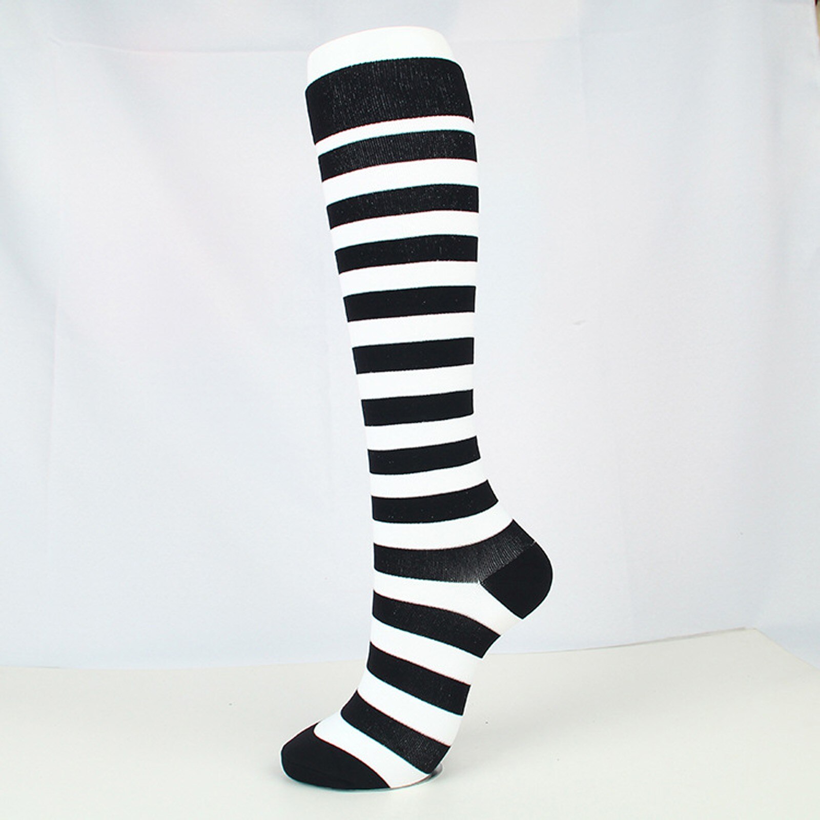 Druck Strümpfe Unisex Frauen Männer Sport Compression Socken Streifen Camouflage Druck Sport Socken: G