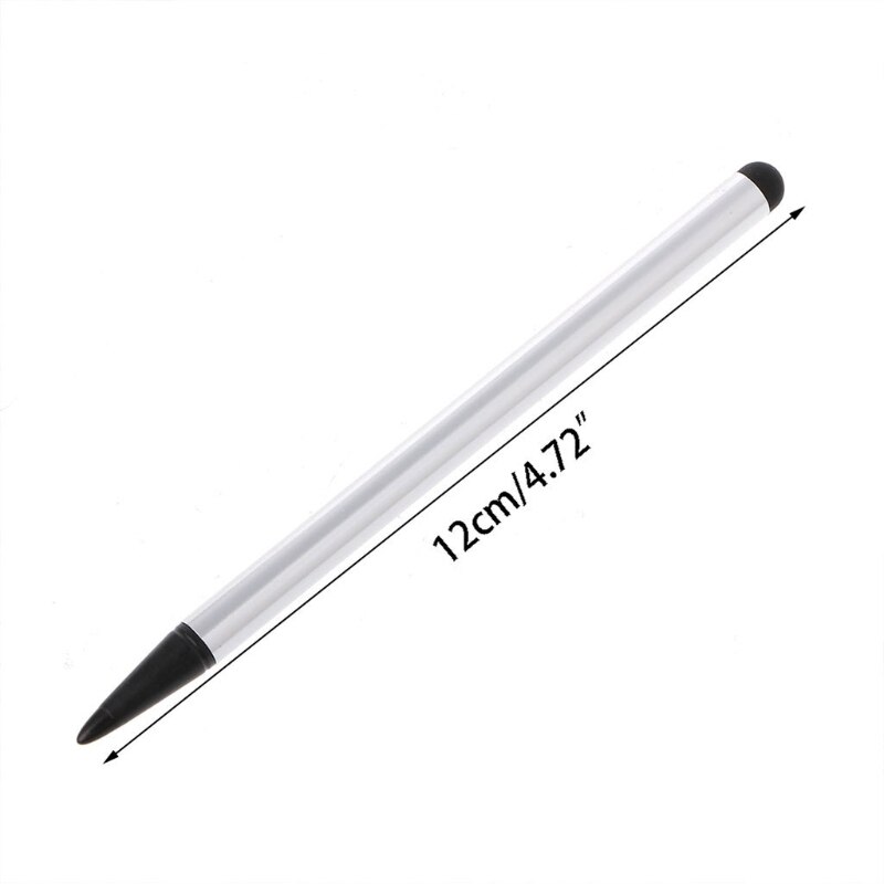 2-In-1 Capacitive & Resistive Touch Screen Stylus Pen For iPhone iPad Tablet Phone T3LB