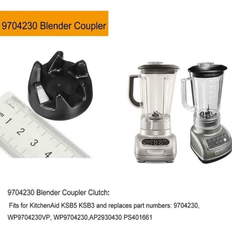 Kitchen Mixer Rubber Coupler Gear Clutch With Removal Tool Replacement Kit for Blender 9704230 Mixing Attachment Whisk