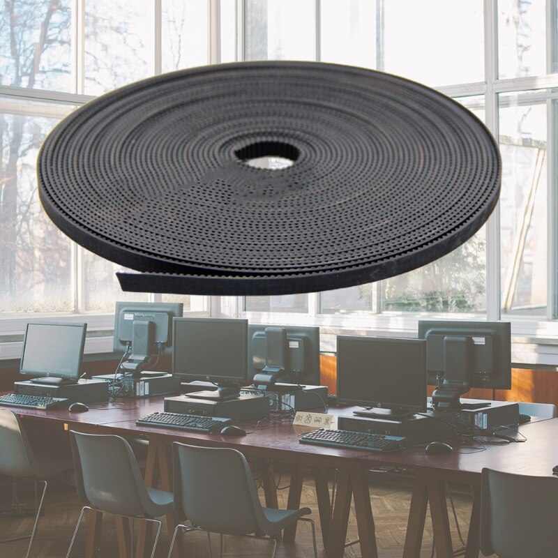 C1FD GT2-6mm / 10mm open timing belt GT2 belt Rubber Aramid Fiber cut to length for 3D printer