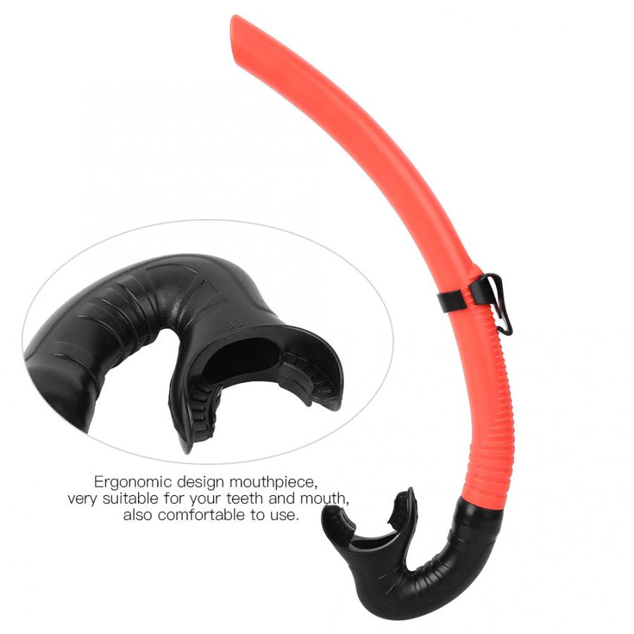 Tubo de respiración para buceo, accesorio de PVC + silicona para respiración de aire, para natación, subacuática
