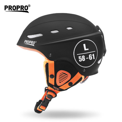 Casque de pour hommes, femmes et enfants, masque de sécurité pour le Skateboard, hiver, en velours, Snowboard, Moto, skier, sport: Black / M