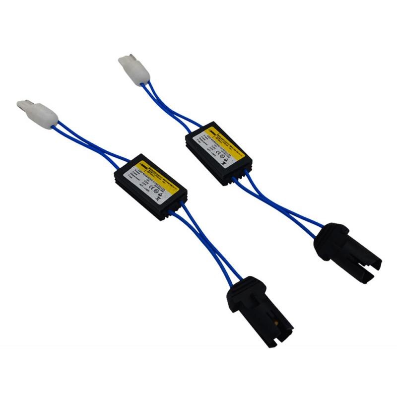 Decoder LED 501 T10 Error Load Resistor 90LM ! SH2 Car Light Accessories Car Lights 2pcs 12V Warning Canceller