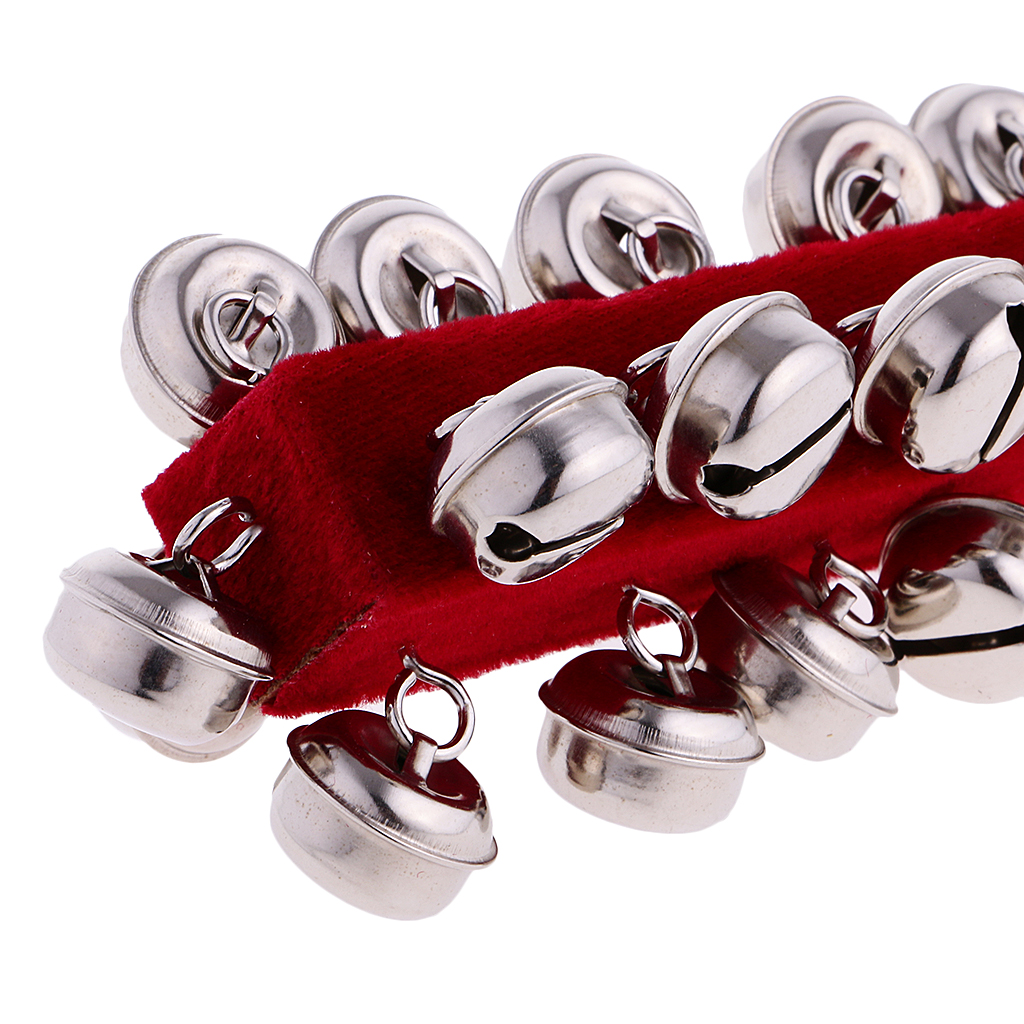 Wooden Stick Jingle Bell Hand Shake Rattle Hand Percussion for KTV Play Toy