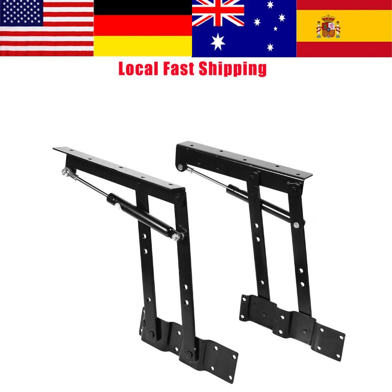 2x Practical Lift Up Coffee Table Mechanism Hardware Top Lifting Frame Furniture Hydraulic Hinge Furniture Hardware