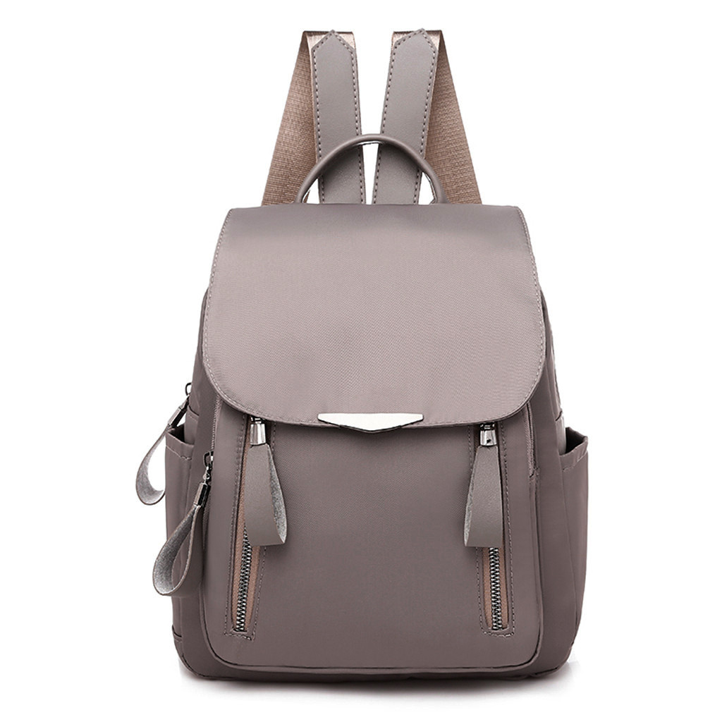 Wasserdichte frauen Rucksack Für Schule Jugendliche Mädchen Oxford Rucksack Schule Tasche Rucksack Rucksack Sac A Dos Femme # T1G: Khaki