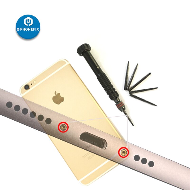 Phonefix 6 in 1 skruetrækker sæt torx præcision bits sæt reparation åben skruetrækker sæt til huawei iphone 6 7 8 x håndværktøj