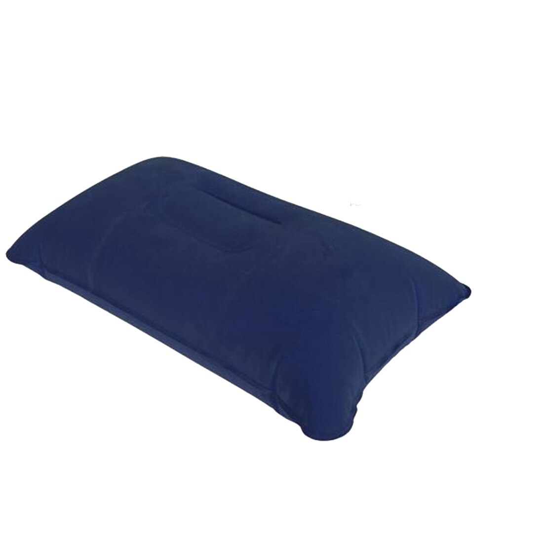 Almohada hinchable para viaje y playa, almohada hinchable portátil para exteriores, cojín inflable para la cabeza del coche, almohada inflable para senderismo: Azul oscuro