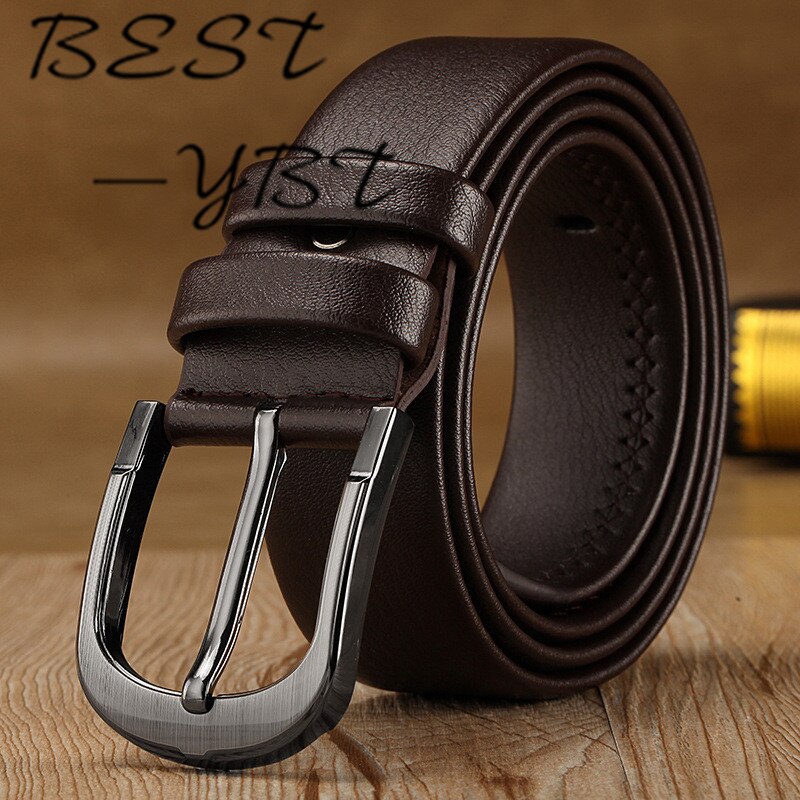 Men's Leather Belt Influx of Men and Casual Men Belt Buckle Buckle Men's Luxury Belt