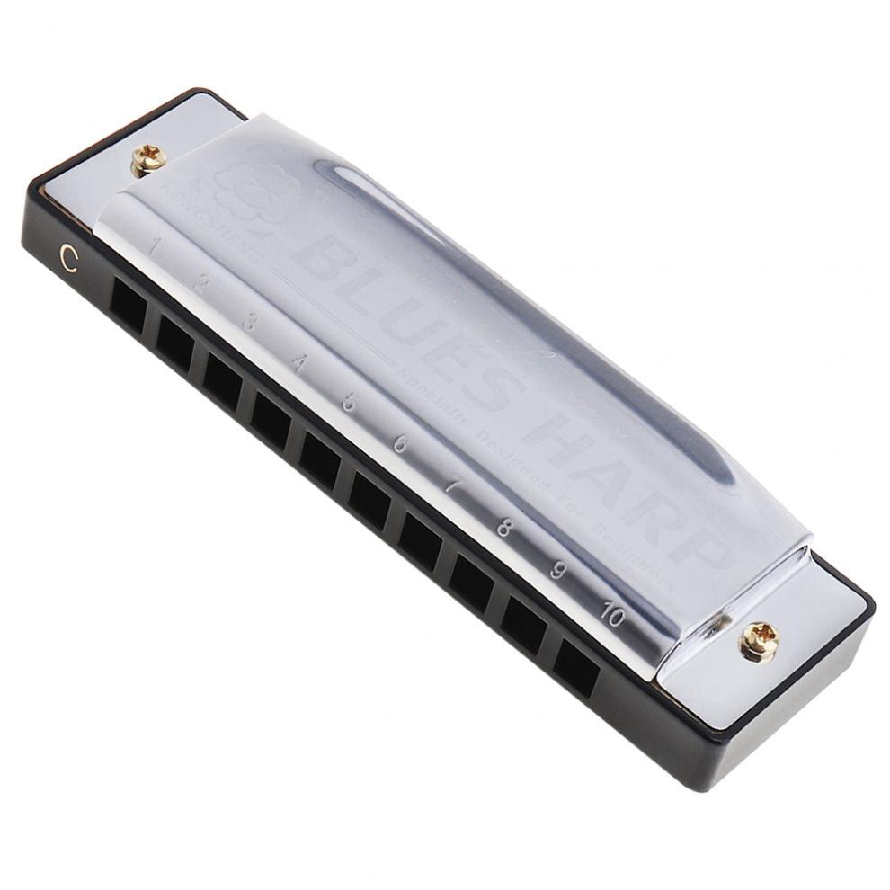 10 Holes Harmonica Diatonische Blues Harp Mondharmonica Muziekinstrument Rvs Voor Kinderen