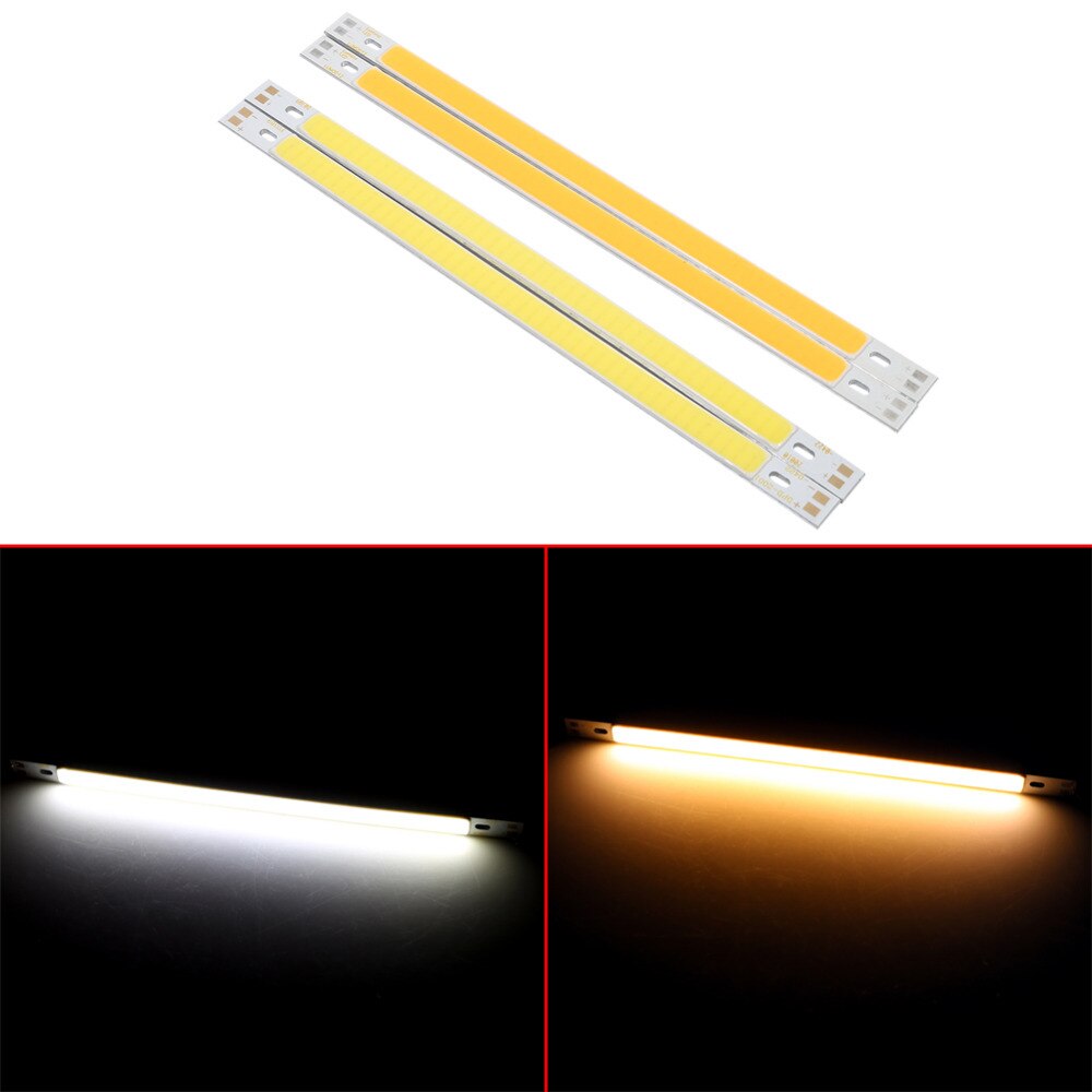 2pcs/Lot Lumiere Led 10W COB LED Strip Lights Bulb Lamp White Warm White 12-14V Suitable for toy lights, DIY lighting