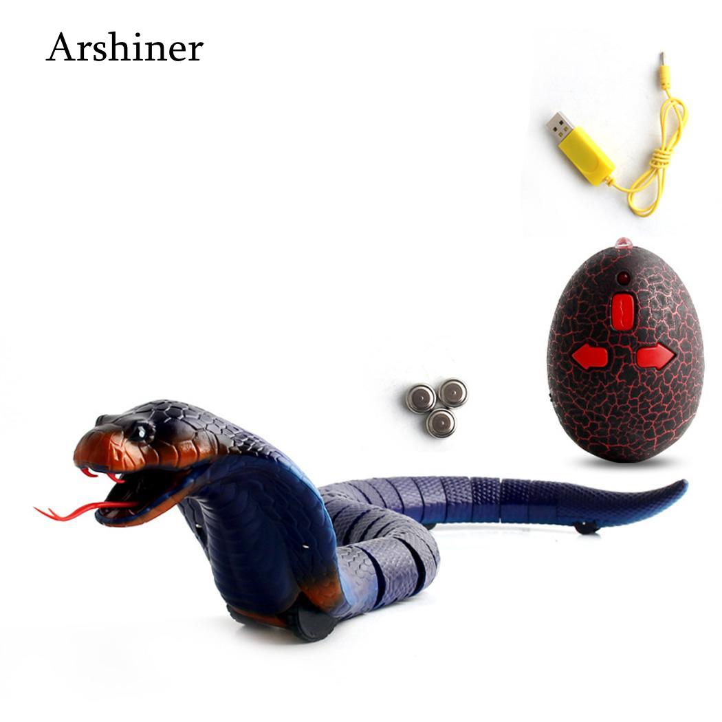 Afstandsbediening Slang Ratelslang Dier Truc Angstaanjagende Mischief Speelgoed