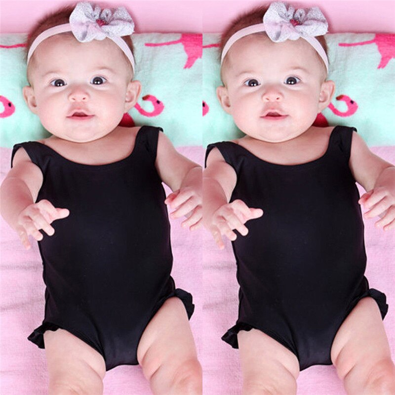 Neugeborenen Baby Mädchen Bodys Gesamt Sommer Badeanzug Bademode Sommer Schwimmen einteiliges Bikini Kostüm