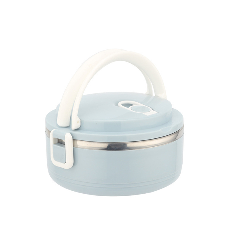 1-4 Layer Food Storage Containers Bento Lunch Box With Handle Insulated Food Container For Work School Camping Box: Silver