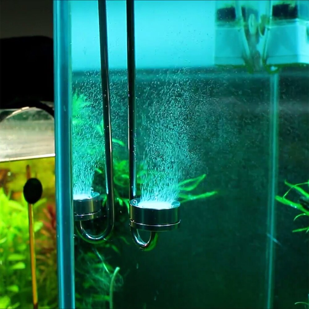 Rvs CO2 Diffuser Voor Aquaria Geplant Tank Ceremic Membraan CO2 Verstuiver Sproeier Voor Regulator Aquarium Accessoires