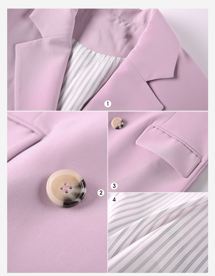 Conjunto de 2 piezas de , Blazer de mujer, abrigo cruzado y cuello de pico, manga corta, vestido con estampado Floral, ropa Vintage SL521