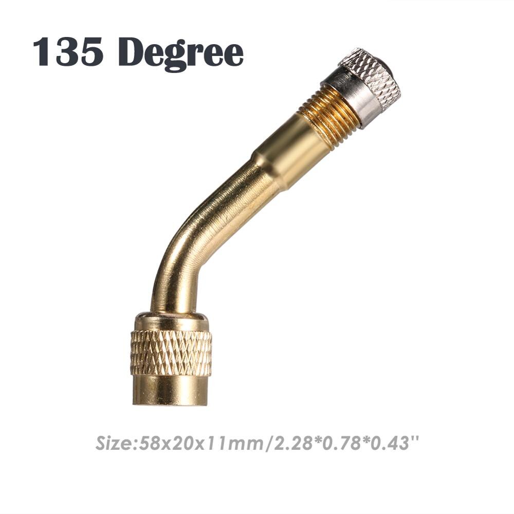 45/90/135 Degree Brass Air Tyre Valve Extension Motorcycle Car Bicycle Air Tyre Valve Caps Schrader Valve: 03